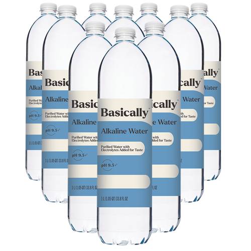 Basically 1L Alkaline Water with Electrolytes (Pack of 10)