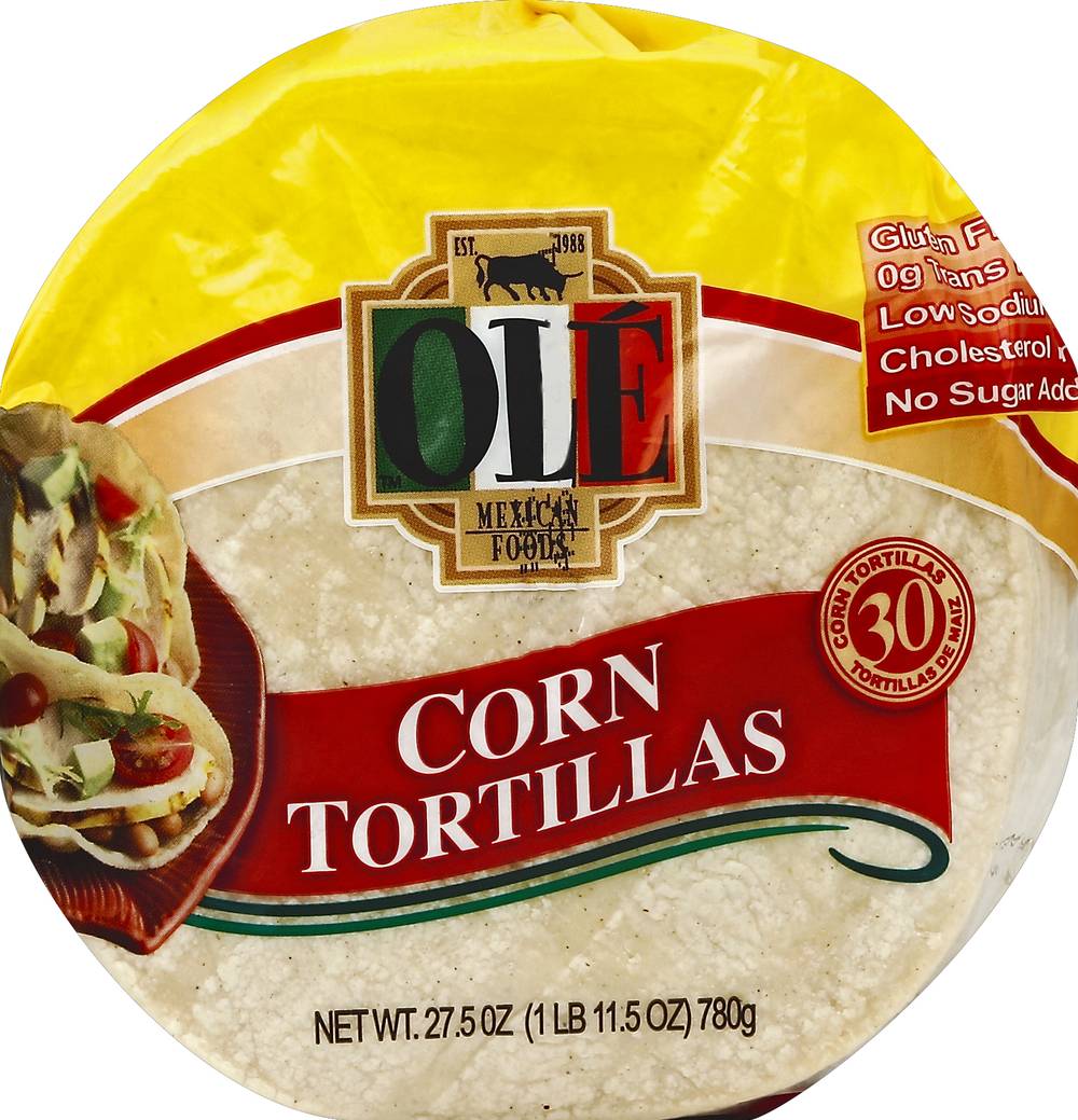 Ole Corn Tortillas (27.5 oz, 30 ct)