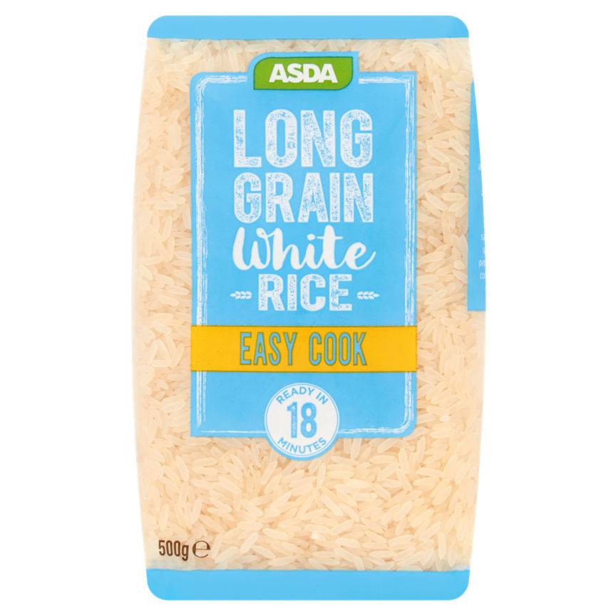 ASDA Easy Cook Long Grain White Rice 500g