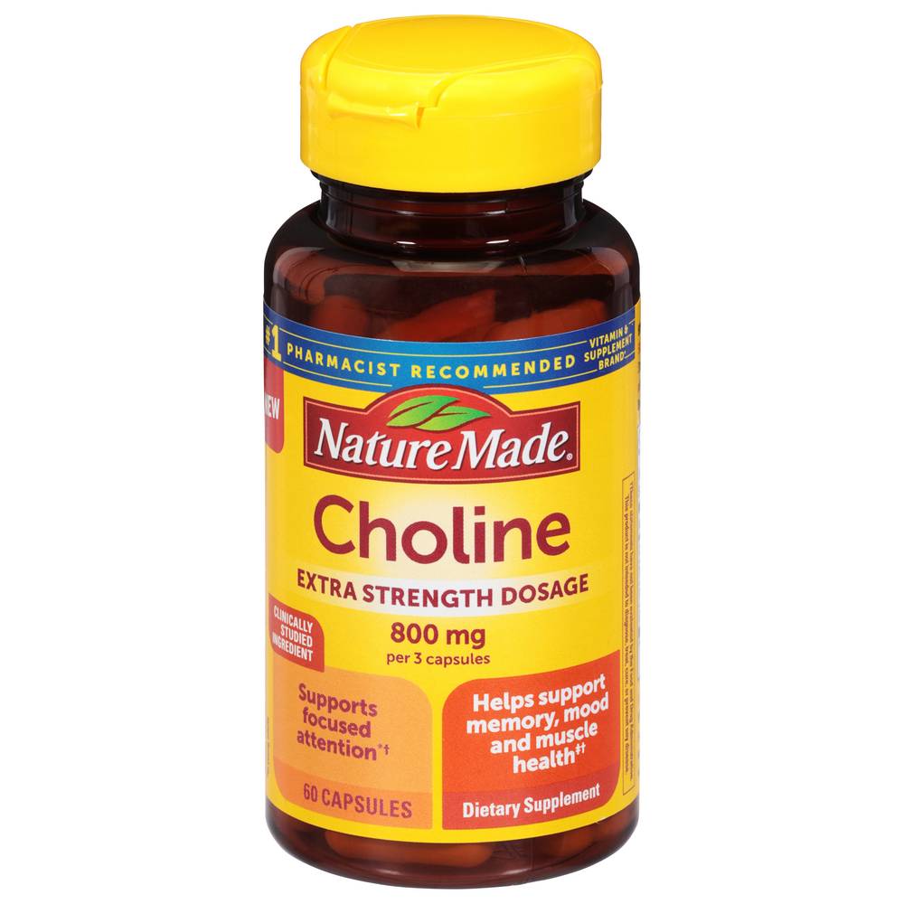 Nature Made Extra Strength Dosage Choline