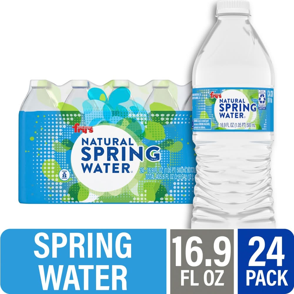 Fry's® Natural Spring Bottled Water