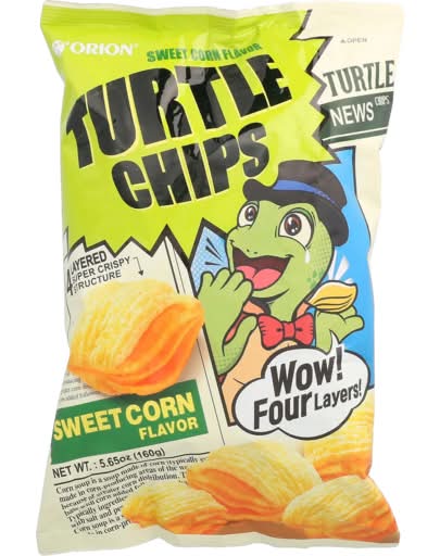 Orion Turtle Chips Sweet Corn Flavour (160g)