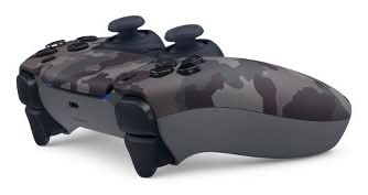 PS5 Dualsense Wireless Controller, Gray Camo