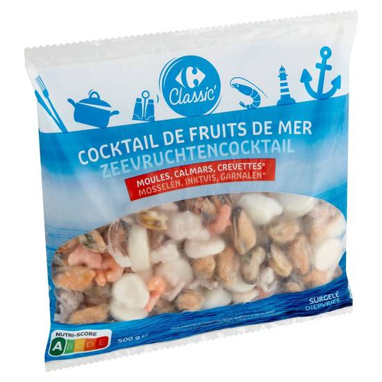 Carrefour Classic' Cocktail de Fruits de Mer 500 g