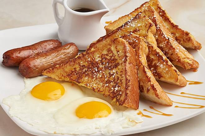 Caramel French Toast & Eggs