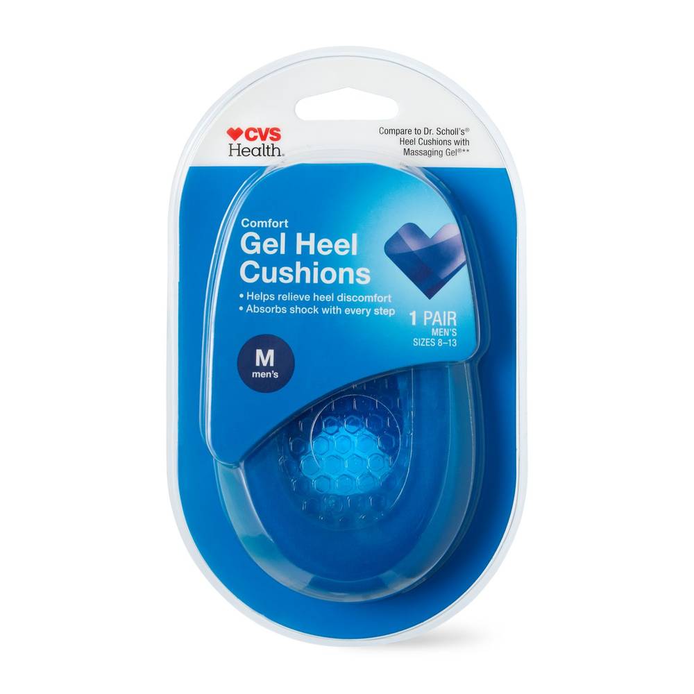 Cvs Health Men'S Gel Heel Cushion, 1 Pair