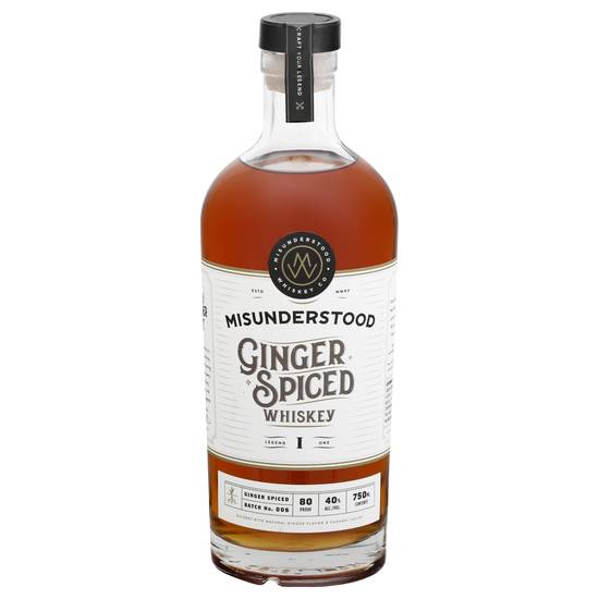 Misunderstood Spiced Whiskey (750 ml) (ginger)