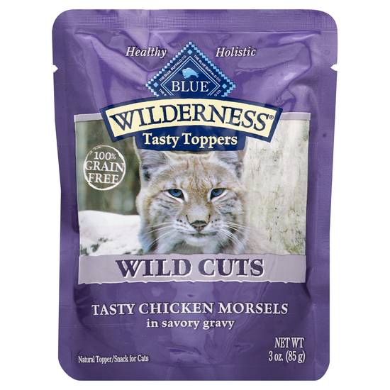 Blue Topper/Snack For Cats