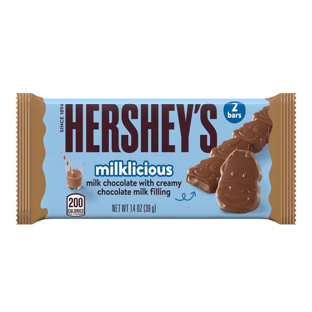 Hershey's Milklicious Candy Bar (2 ct)(milk chocolate )