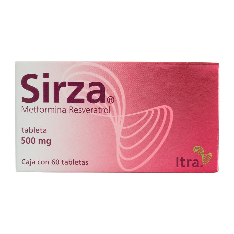 Itrac sirza metformina resveratrol tabletas 500 mg (60 piezas)