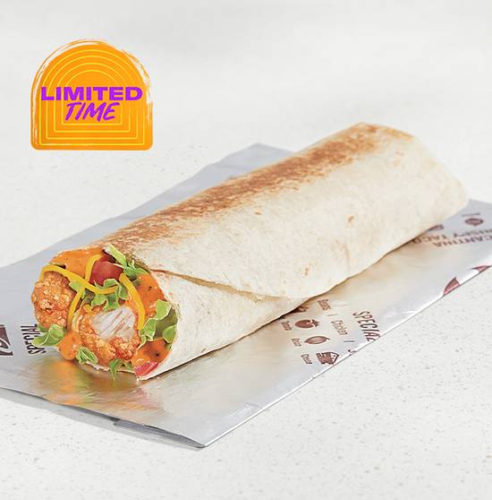 Spicy Ranchero Crispy Chicken Burrito