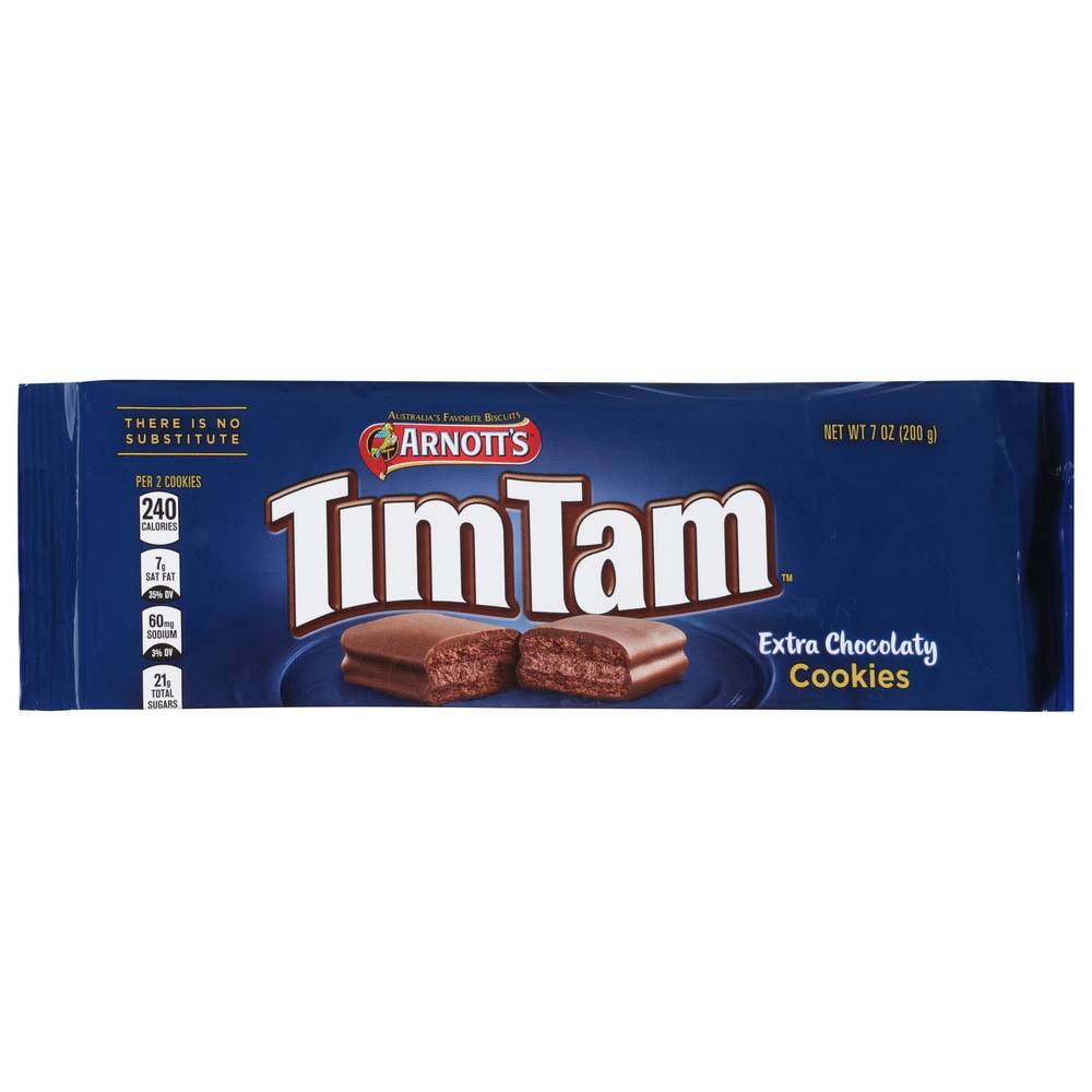 Arnott's Tim Tam Extra Cookies, Chocolate (7 oz)