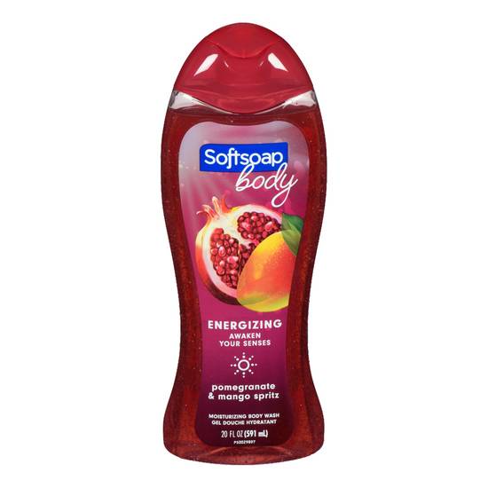 Softsoap gel de douche, grenade juteuse et mangue (532ml) - pomegranate & mango body wash (591 ml)
