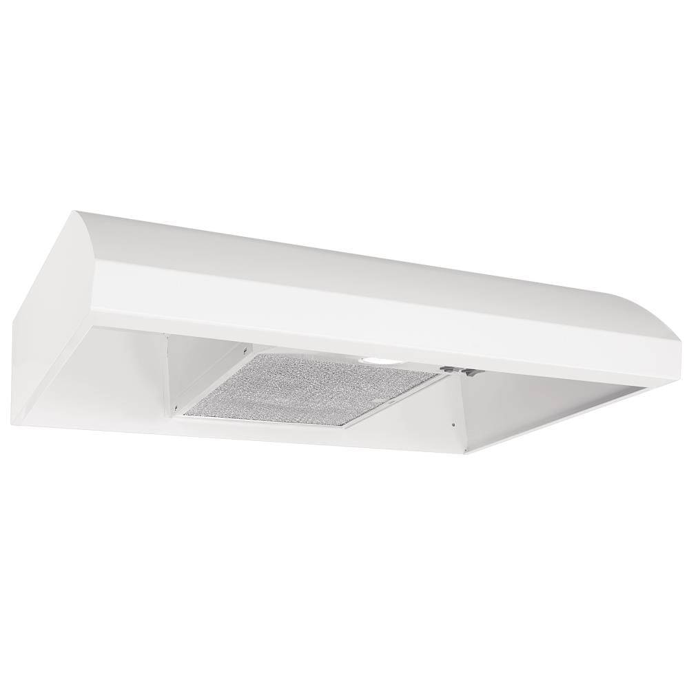 Broan BXT 30-in 270-CFM Convertible White Under Cabinet Range Hoods Undercabinet Mount | BXT130WW