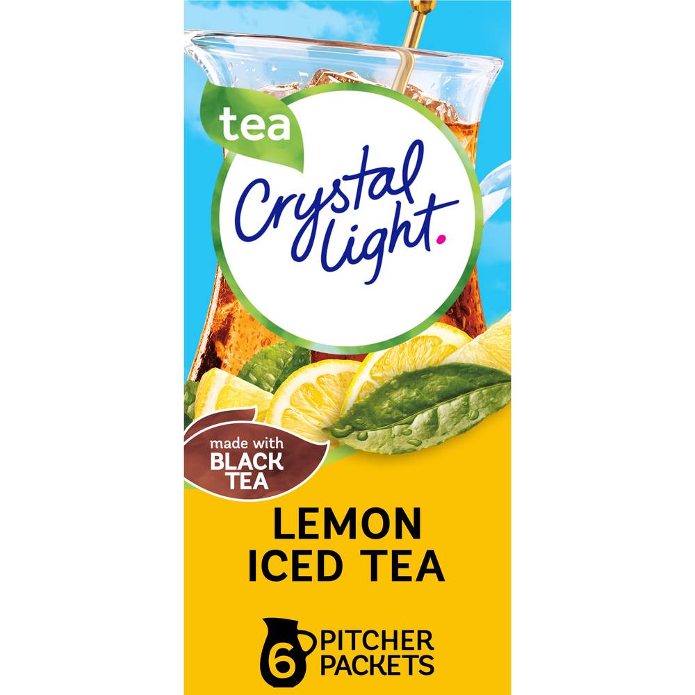 Crystal Light Lemon Iced Tea Drink Mix (6 ct, 0.23 fl oz)