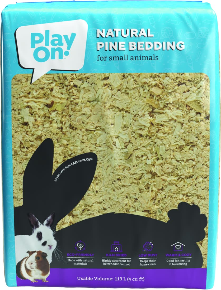 Play On Natural Pine Small Animal Bedding (113 L)