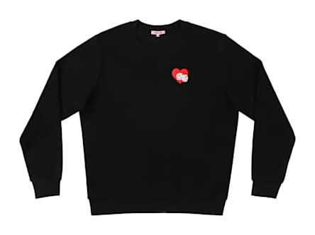 Seasonal Crewneck Sweatshirt Small Heart & Dice
