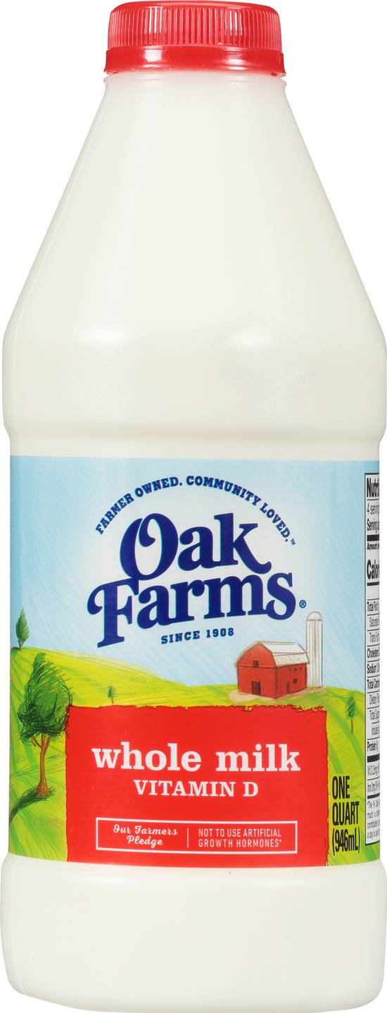 Oak Farms Whole Milk (1 quart)