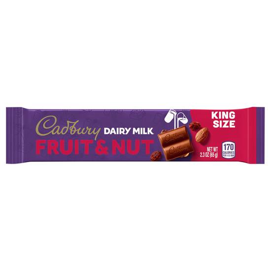 Cadbury Dairy Milk Fruit & Nut Milk Chocolate Candy Bar