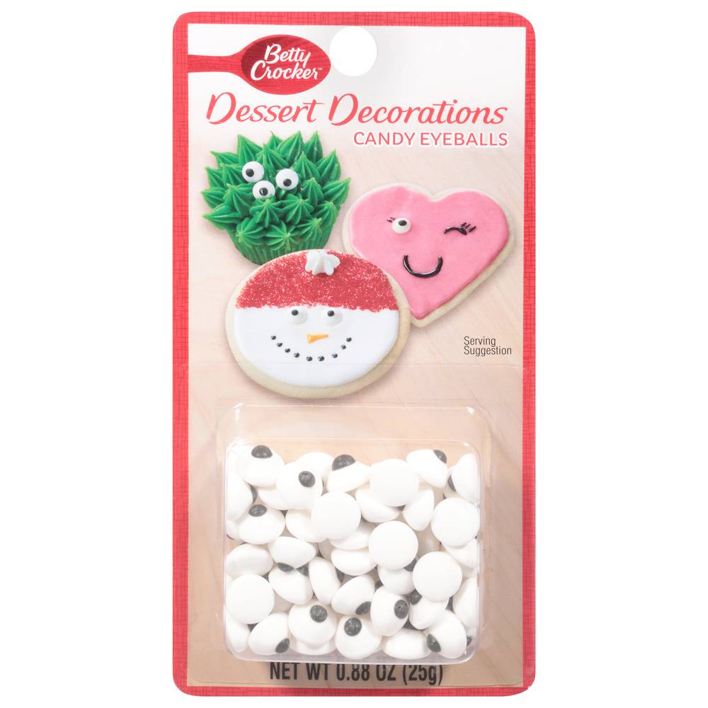 Betty Crocker Dessert Decorations Candy Eyeballs (0.88 oz)