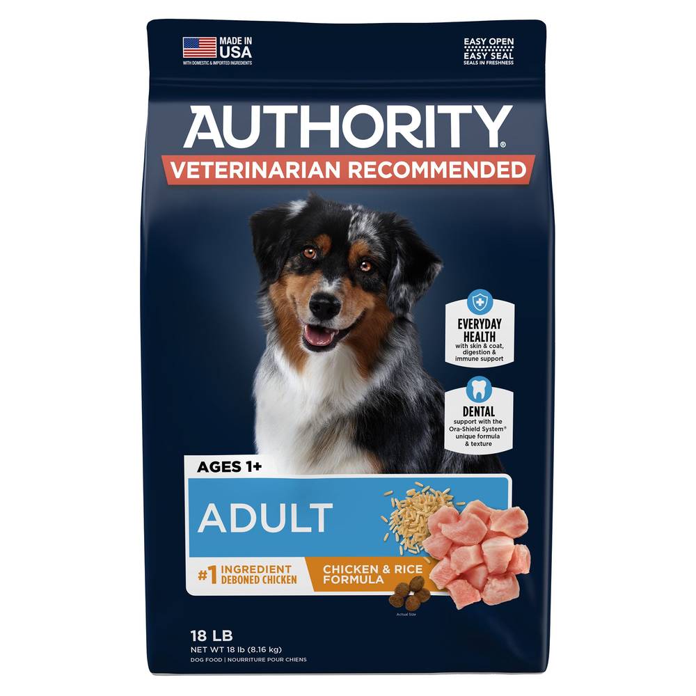 Authority Everyday Health Adult Dry Dog Food (chicken & rice)