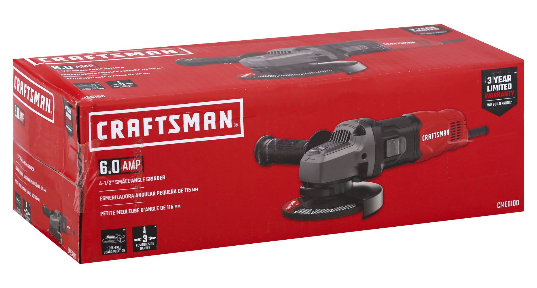 CRAFTSMAN Angle Grinder 6.0 Amp