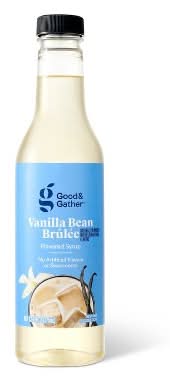 Good & Gather Natural Flavored Syrup, Vanilla Bean Brulee (12.7 fl oz)