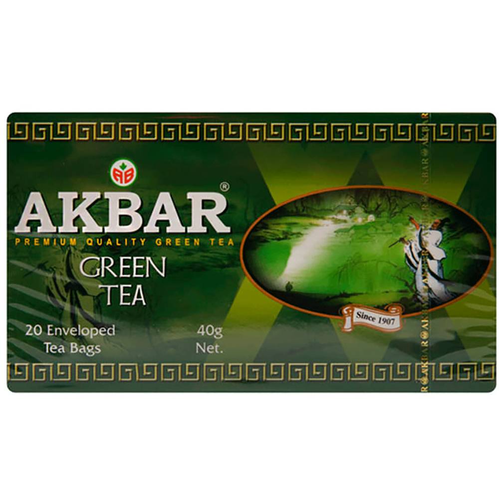 Akbar té verde (caja 20 u)