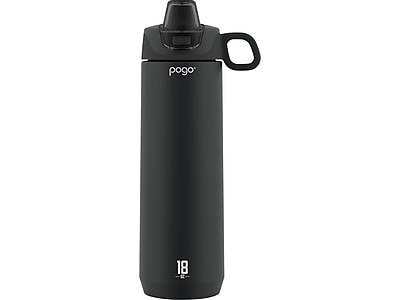 Pogo Geat Active Water Bottle, 18 oz, Black