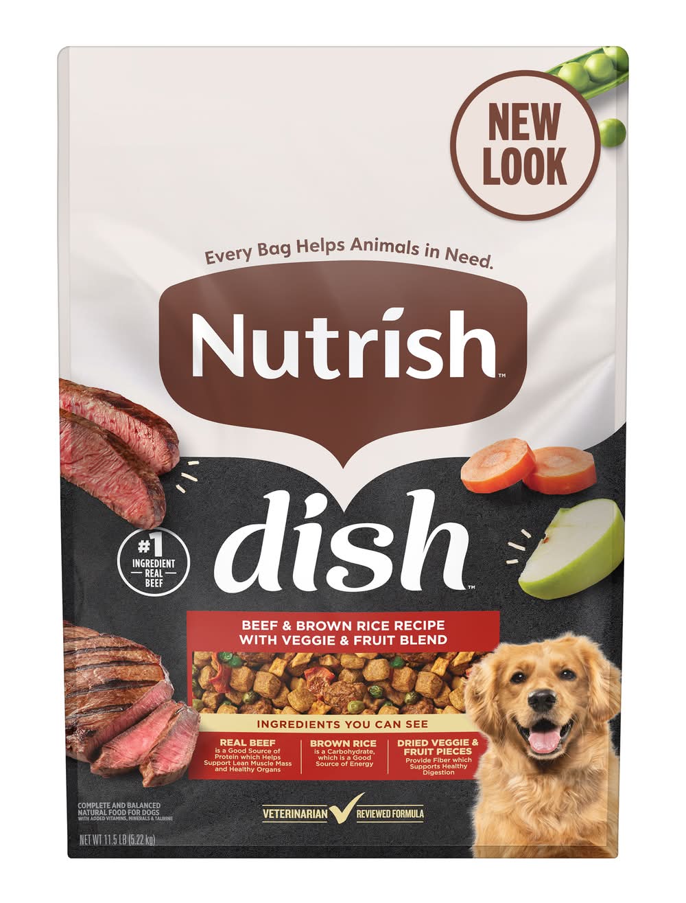 Nutrish Dish Super Premium Dog Food, Assorted (11.5 lbs)