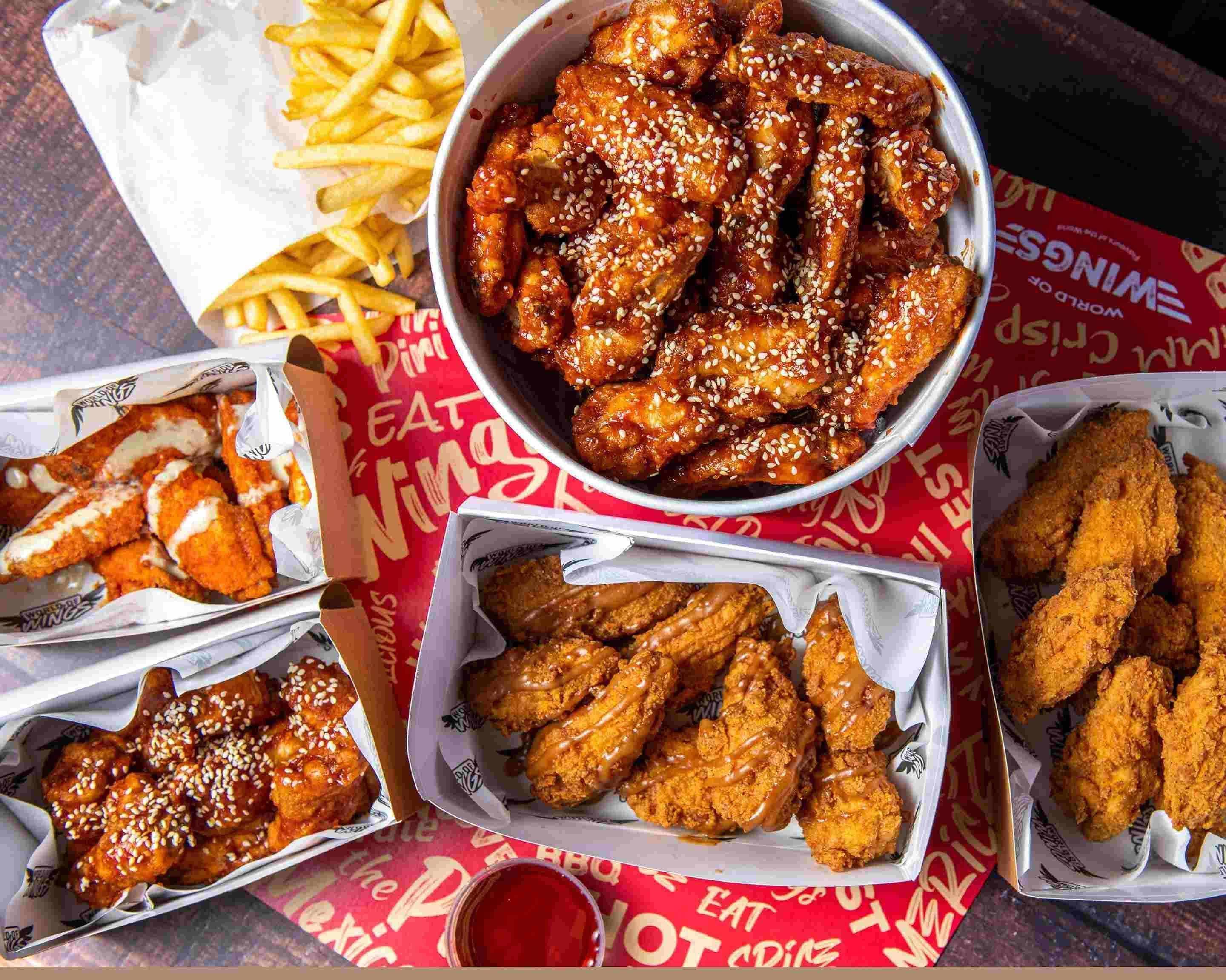 World of Wings (Carmarthenshire, SA15) Menu Takeaway in Cardiff