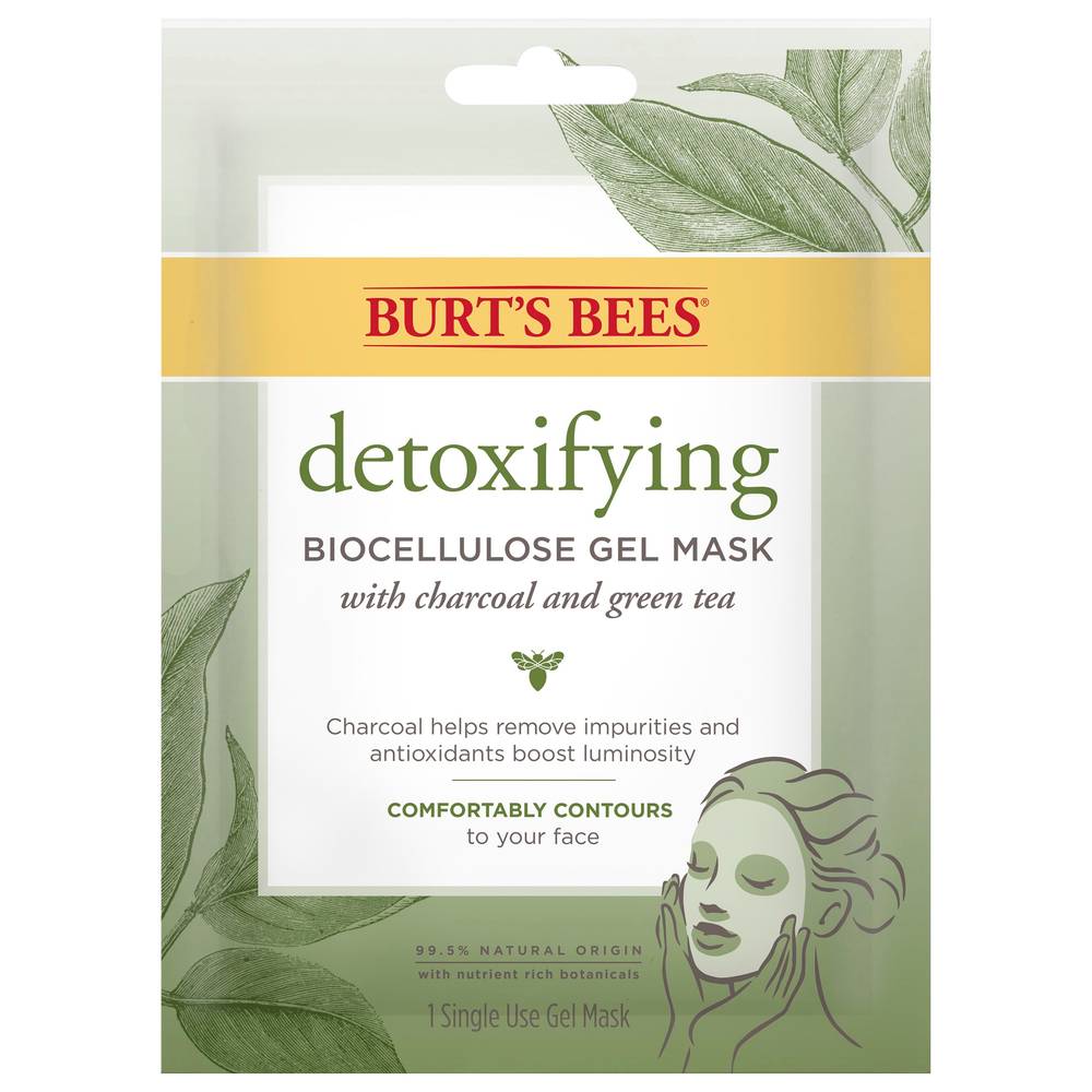 Burt's Bees Detoxifying Biocellulose Gel Mask (1.6 oz)