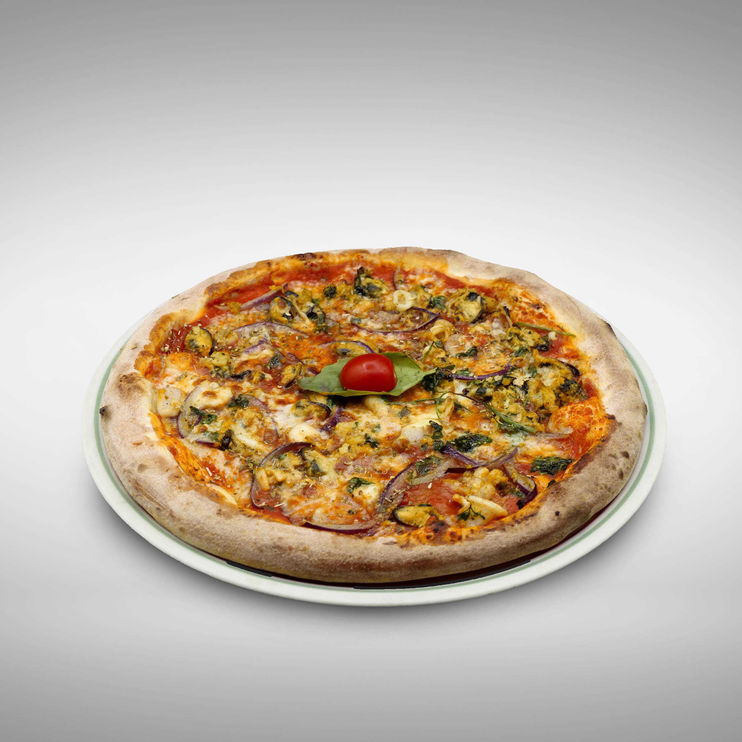 Pizza fruits de mer