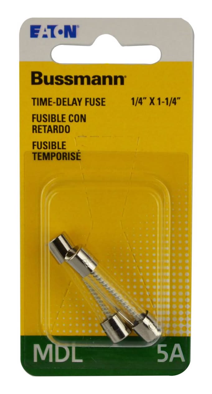 Bussmann 5 Amps Time Delay Fuse 2 Pk
