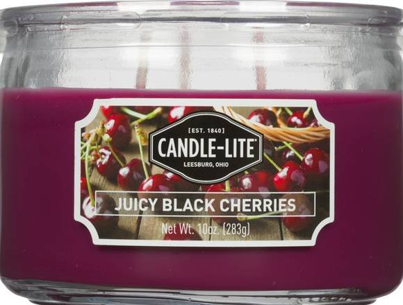Candlelite Black Cherries Wick Candle (1 unit)
