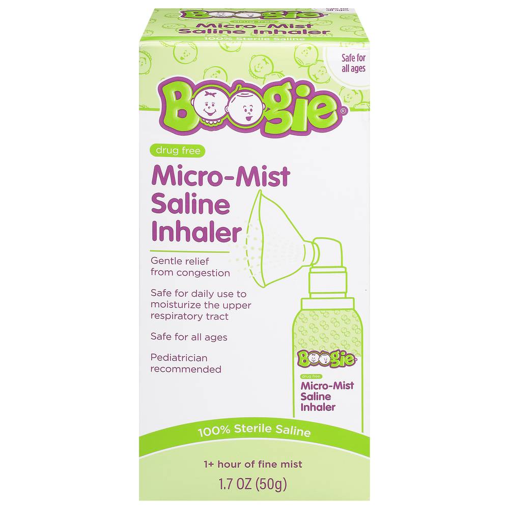 Boogie Micro-Mist Saline Inhaler (1.7 oz)