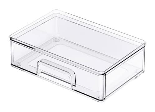 Simply Tidy Small Clear Stacking Plastic Drawer