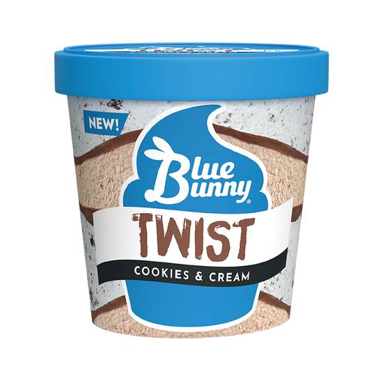 Blue Bunny Cookies & Cream Twist Pint