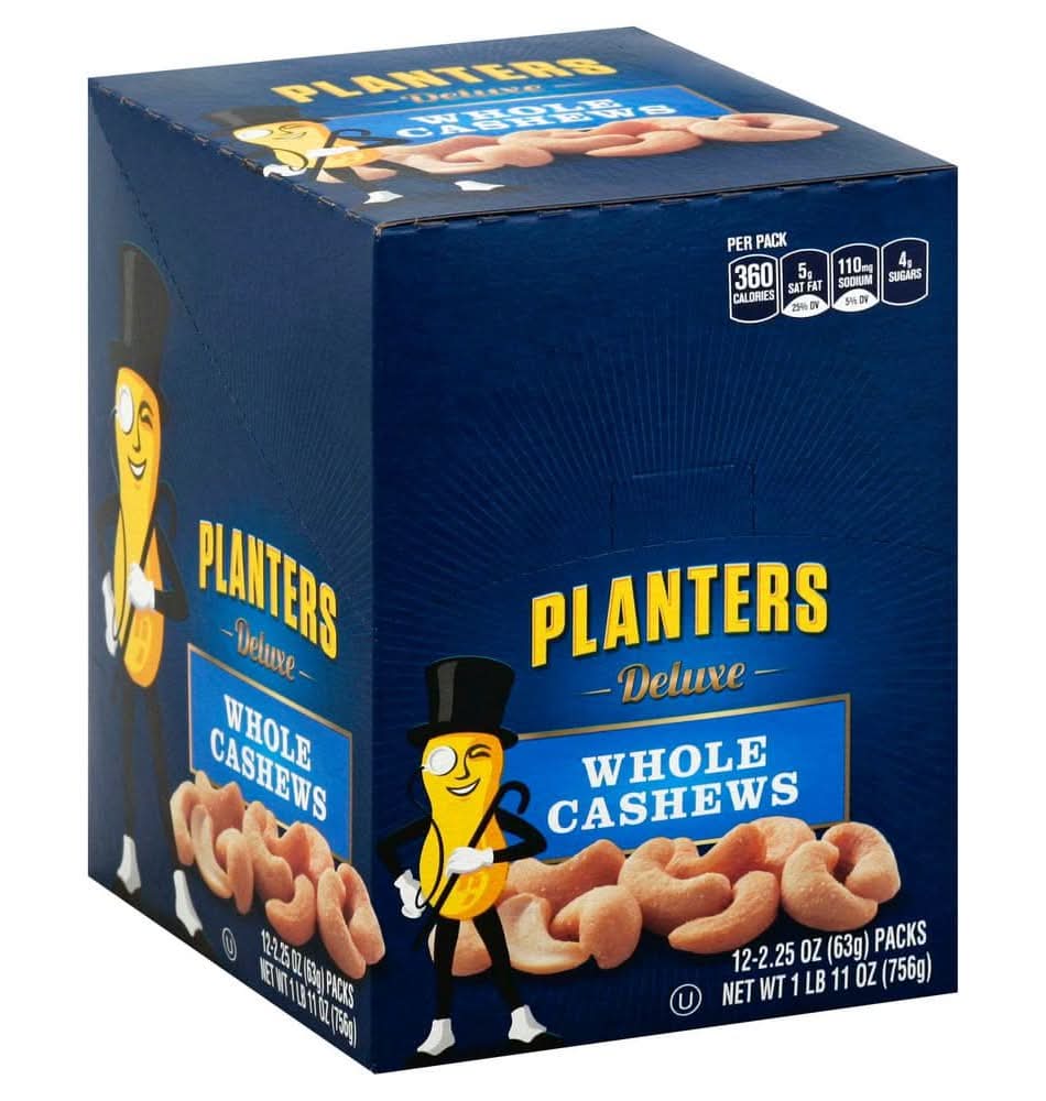 Planters Nuts, 2.25Oz,Deluxe Cashew