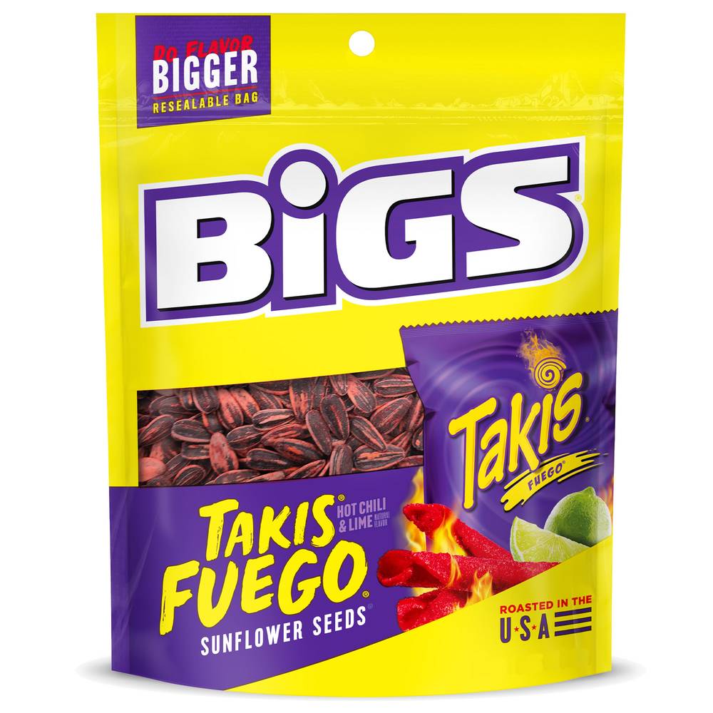 BIGS Takis Fuego Sunflower Seeds (hot chili-lime)