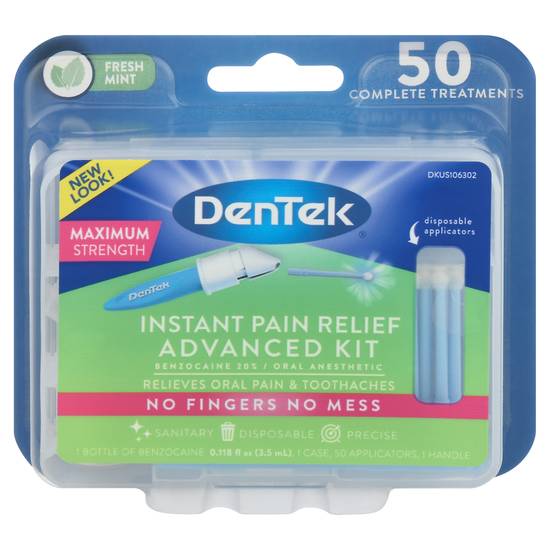 Dentek Fresh Mint Instant Pain Relief Advanced Kit