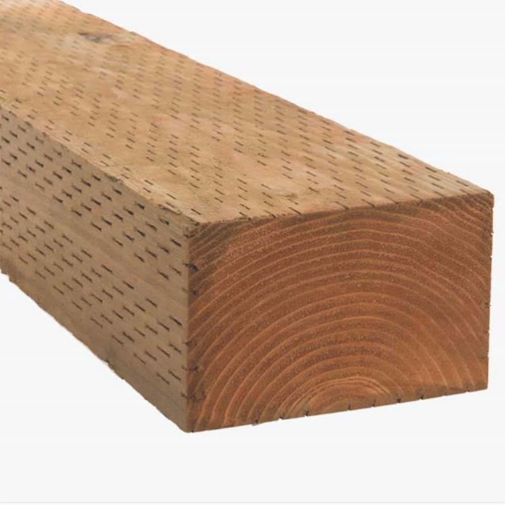 Severe Weather 4-in x 6-in x 8-ft 2 Btr Hem fir Ground contact Pressure Treated Lumber