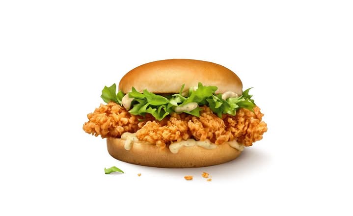 Double Crunch burger