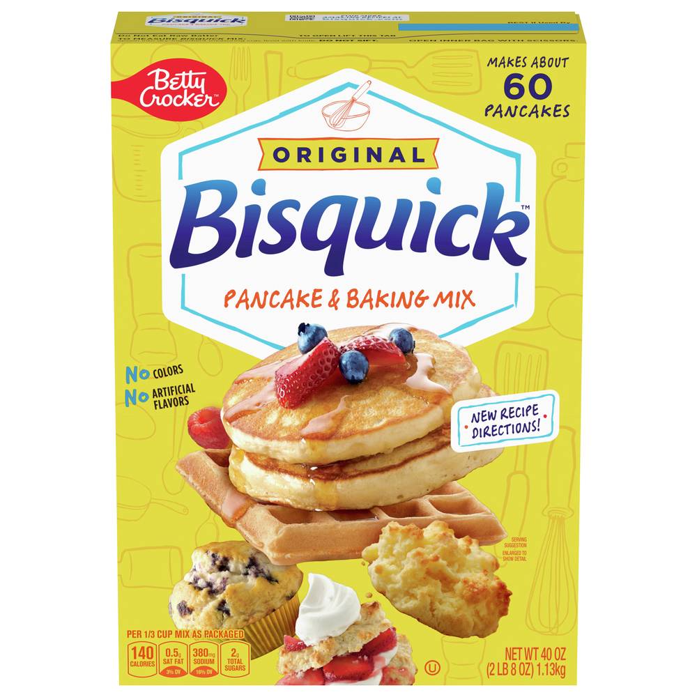 Bisquick Betty Crocker Original Pancake & Baking Mix (60 ct)