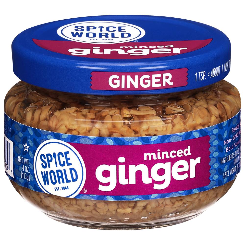 Spice World Minced Ginger (4 oz)
