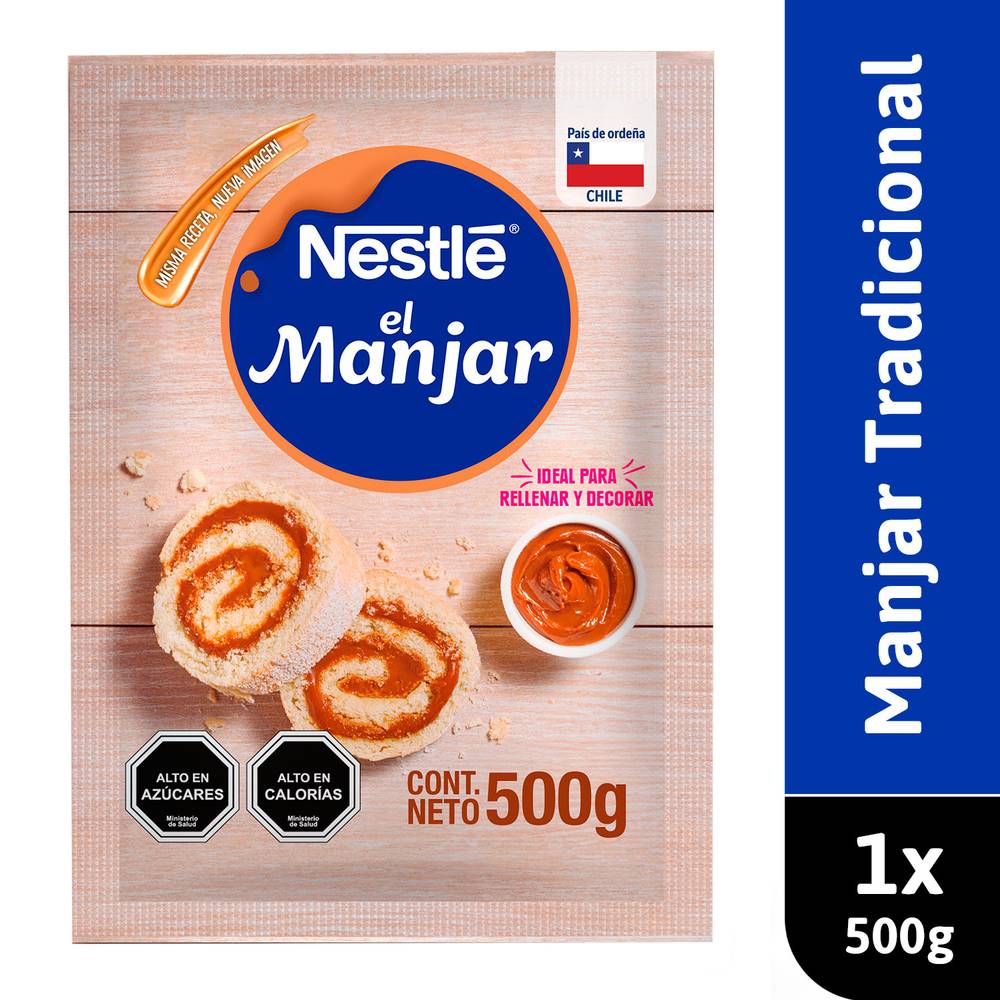 Nestlé manjar "el manjar" (bolsa 500 g)