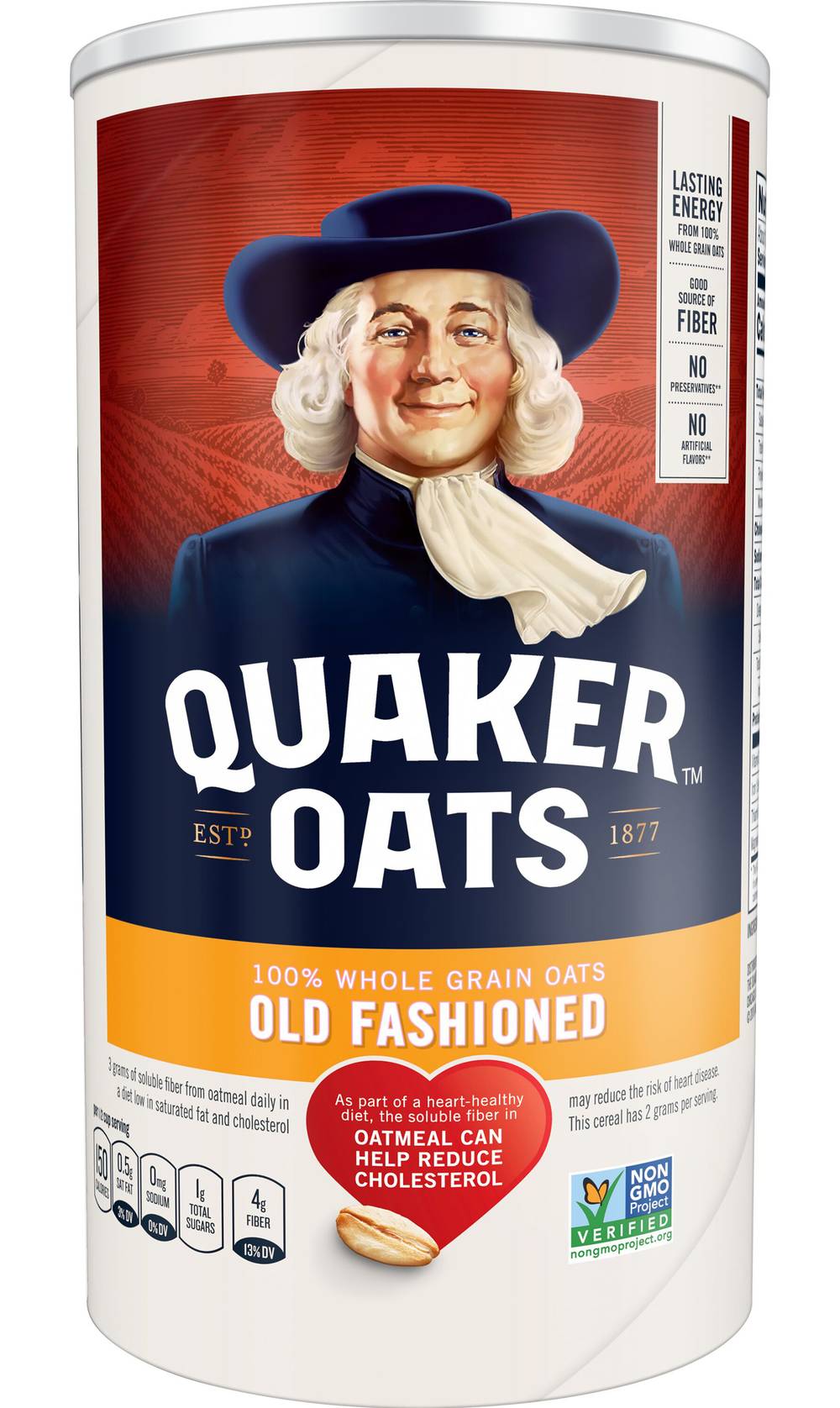 Quaker Oats Old Fashioned 100% Whole Grain Oats (18 oz)