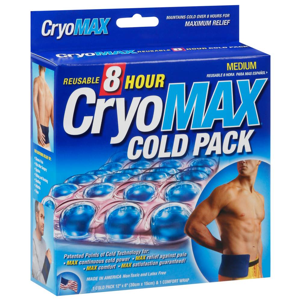 CryoMAX 8 Hour Medium Reusable Cold pack (454 g)