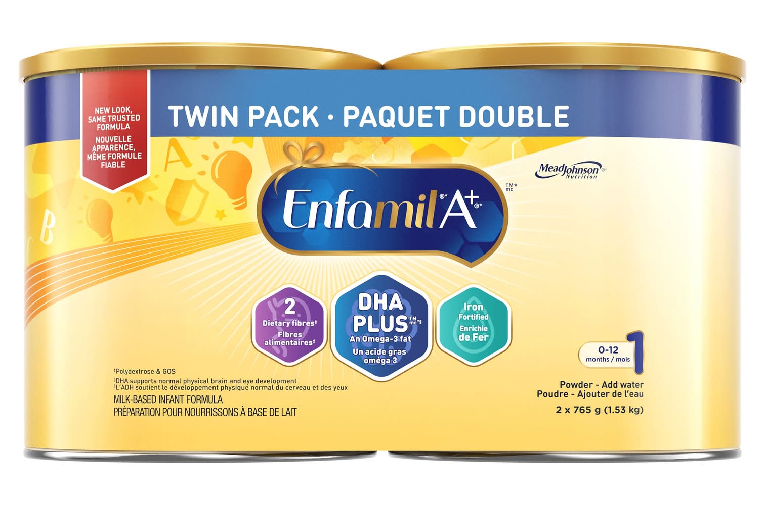 Préparation Pour Nourrissons Enfamil A+, 2 Pqt De 765 G / Enfamil A+ Infant Formula, 765 G, 2-Pack