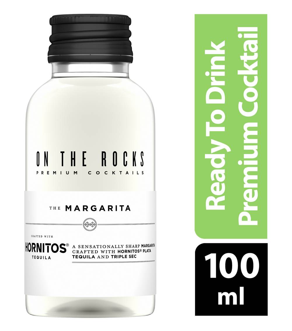On The Rocks Hornitos Tequila Margarita Cocktail (100 ml)